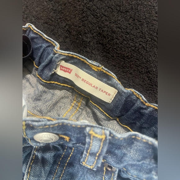 Levi’s Regular Taper Distressed Casual Jeans Kids Boy’s Size 6 Regular - Picture 7 of 9